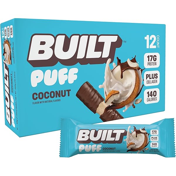 Built Puff | Collagen Protein Bars | 12/Box