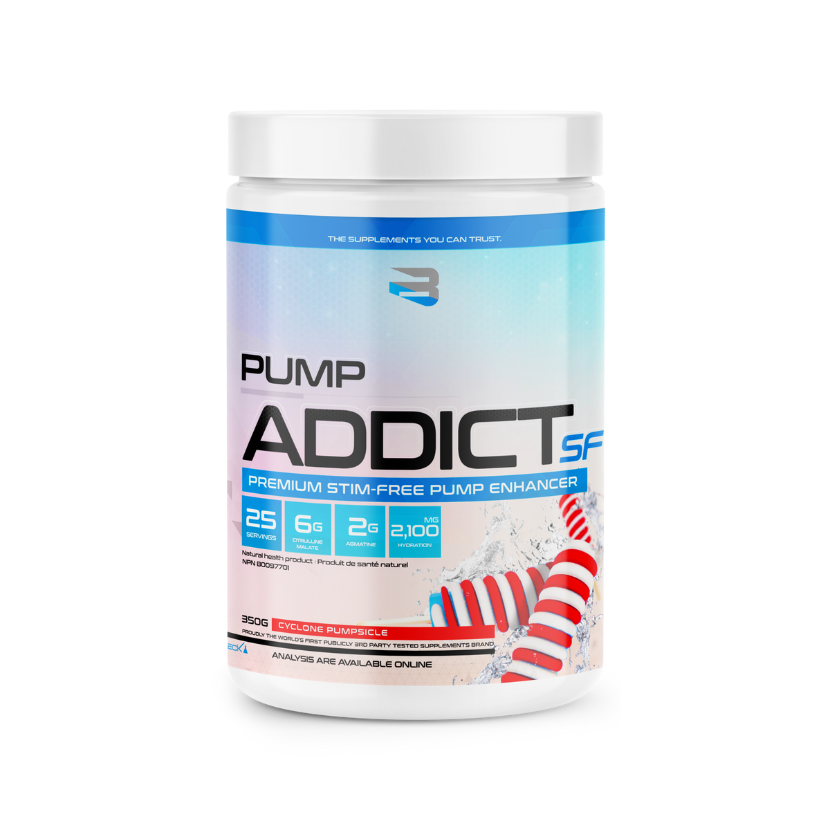 Believe | Pump Addict | Stim Free | 25 Servings