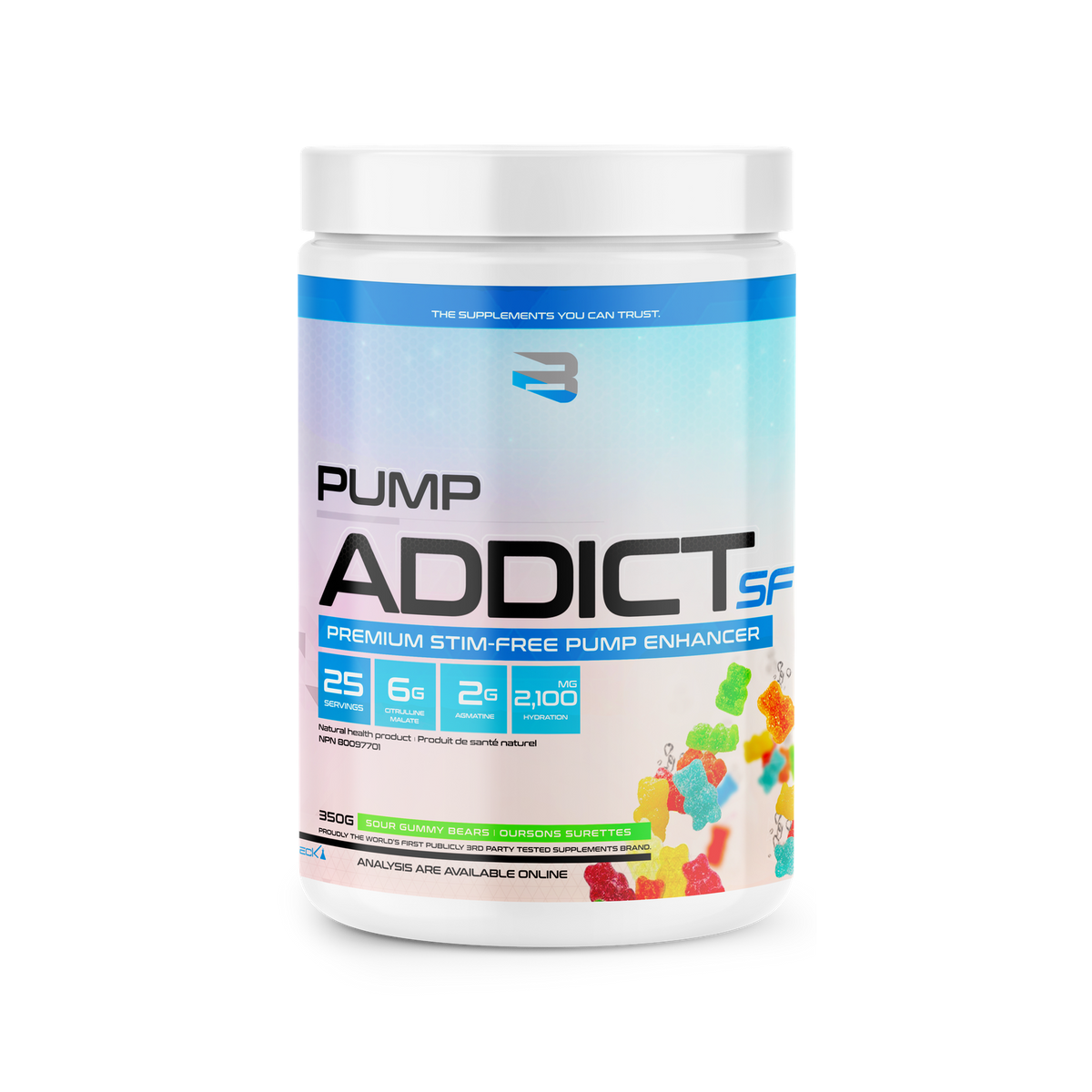Believe | Pump Addict | Stim Free | 25 Servings