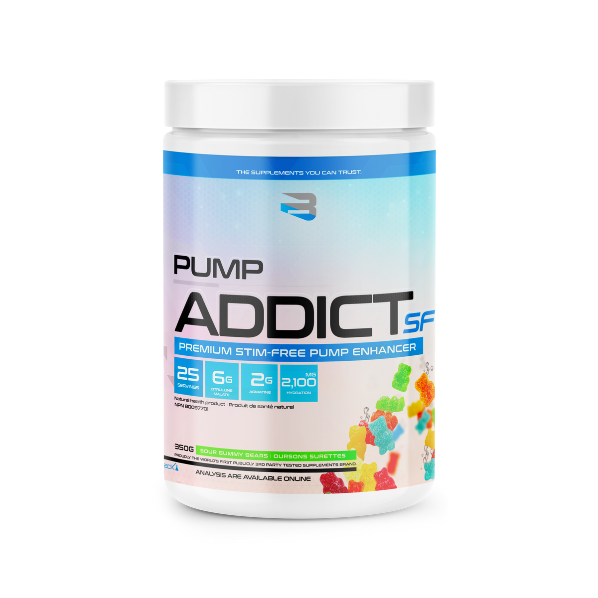 Believe | Pump Addict | Stim Free | 25 Servings