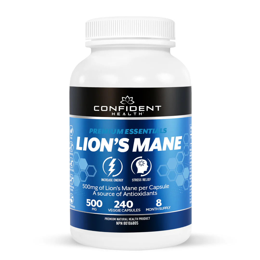 Confident Health | Lions Mane Extract | 500mg