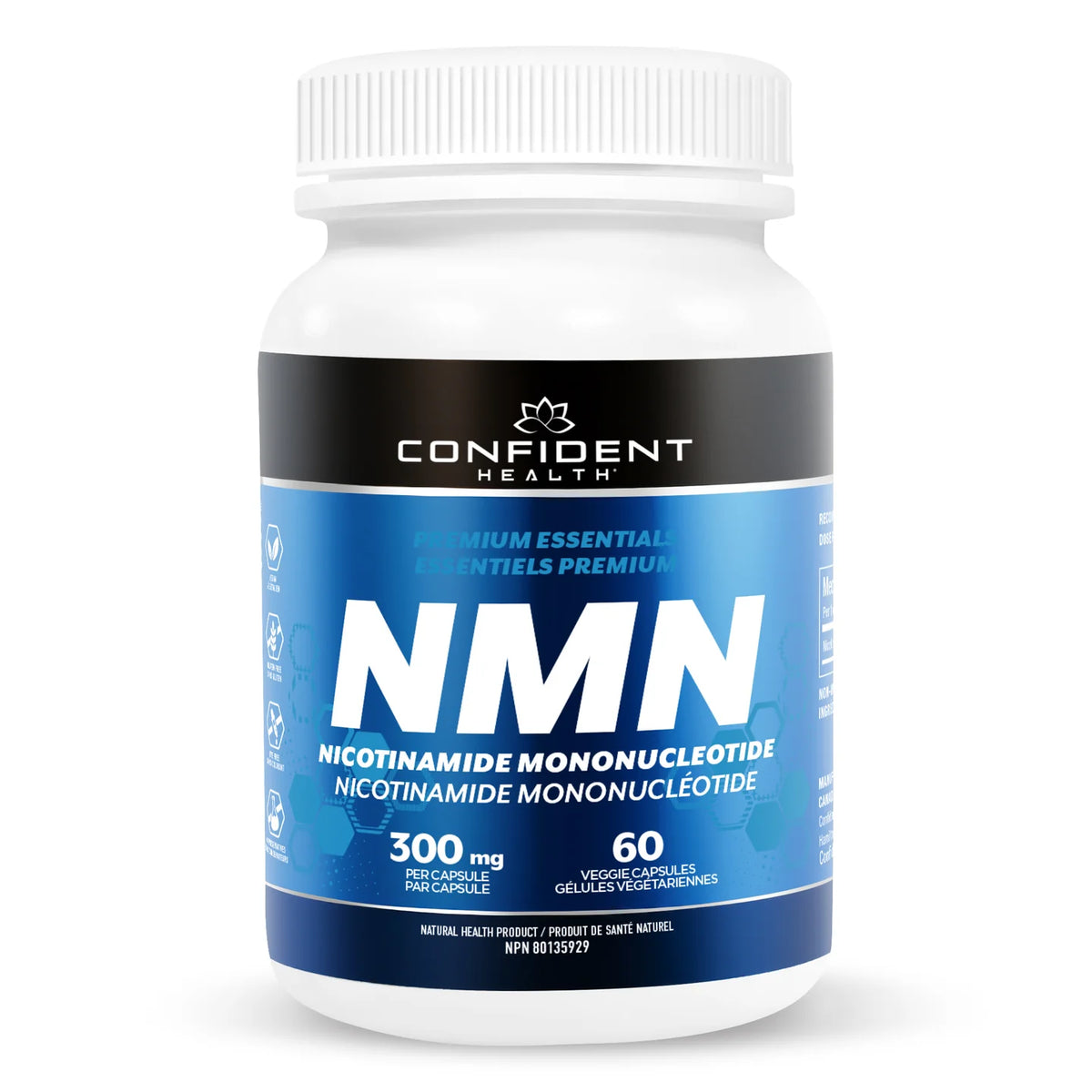Confident Health | NMN | 300mg | 60 Caps