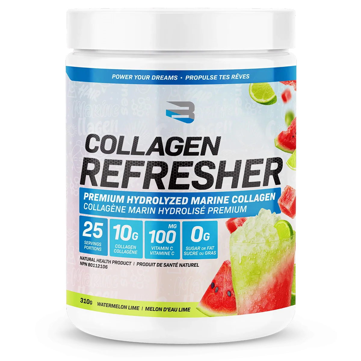 Believe | Collagen Refresher | Premium Hydrolyzed Marine Collagen | 25 Servings