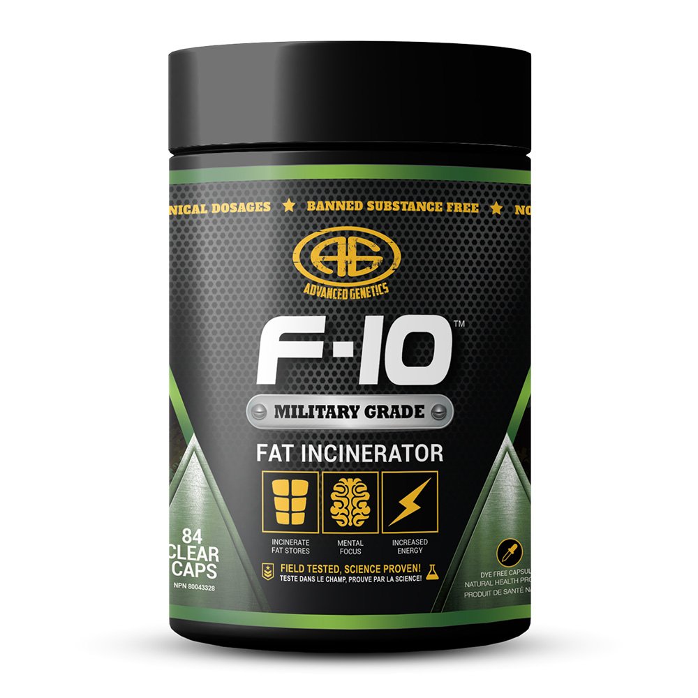 Advanced Genetics | F10 | Fat Incineration Formula | 84 Caps
