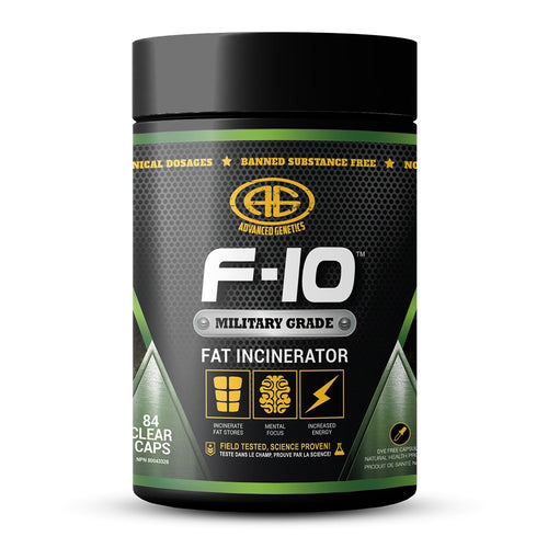 Advanced Genetics | F10 | Fat Incineration Formula | 84 Caps