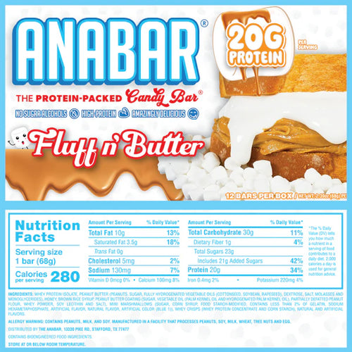 Anabar | Whole Food Performance Bar | 12/Box