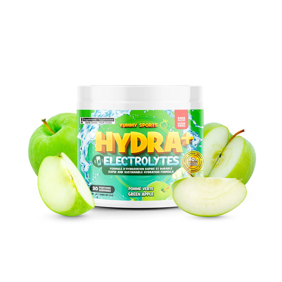 Yummy Sports | Hydra+ Electrolytes Caffeine | 30 Servings
