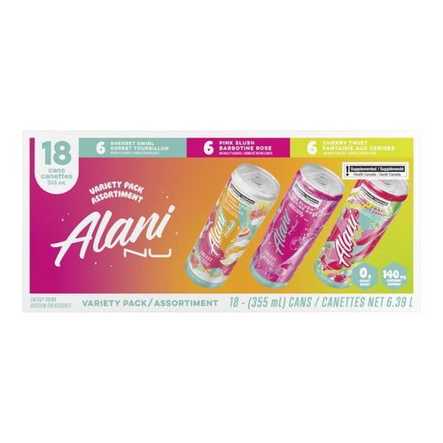 Alani Nu | Variety Energy Drink | 355ml | Case/18
