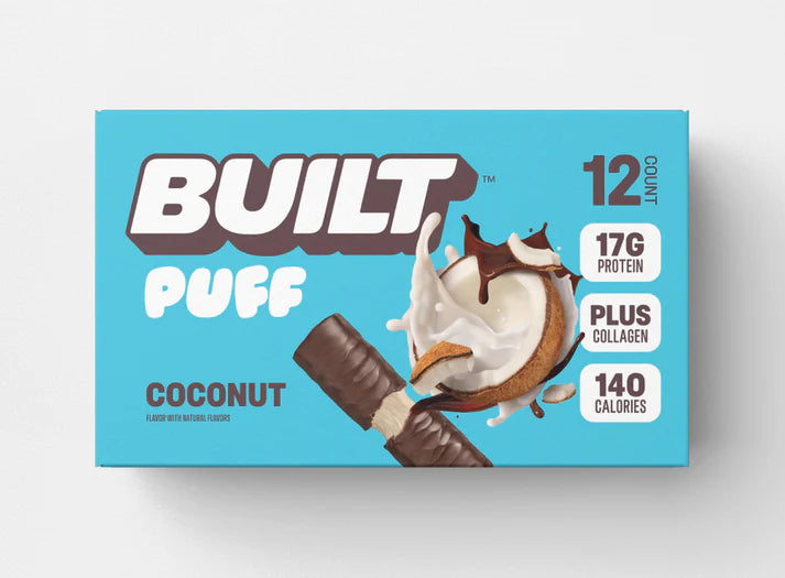 Built Puff | Collagen Protein Bars | 12/Box
