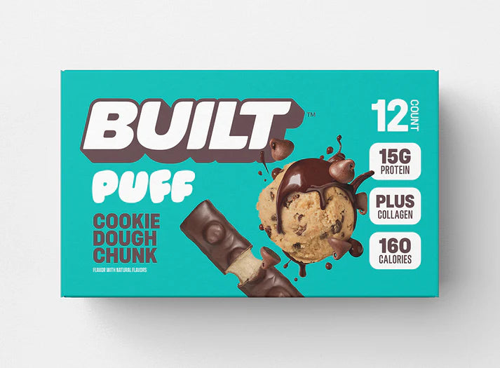 Built Puff | Collagen Protein Bars | 12/Box