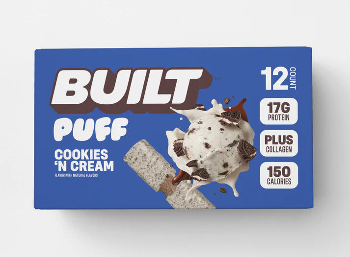 Built Puff | Collagen Protein Bars | 12/Box