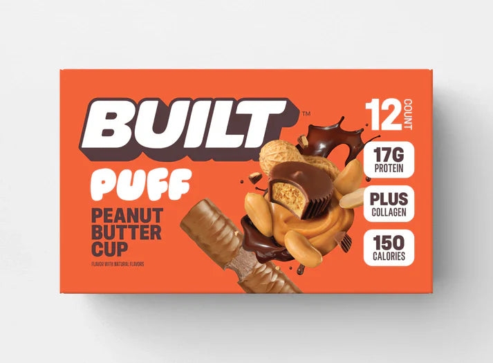 Built Puff | Collagen Protein Bars | 12/Box