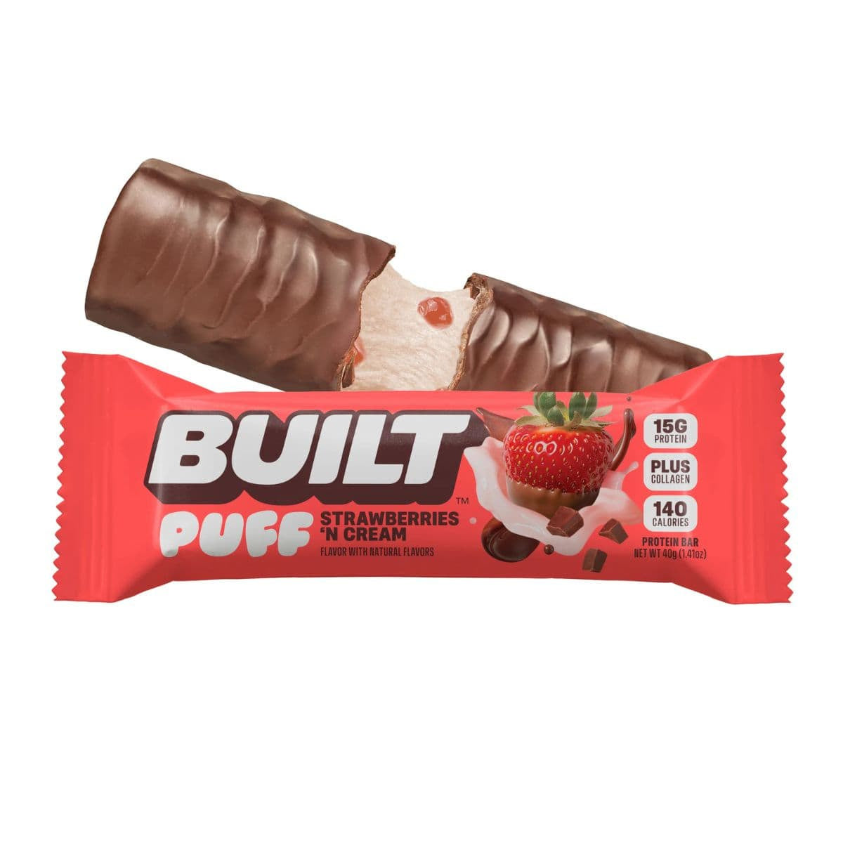 Built Puff | Collagen Protein Bar | Single