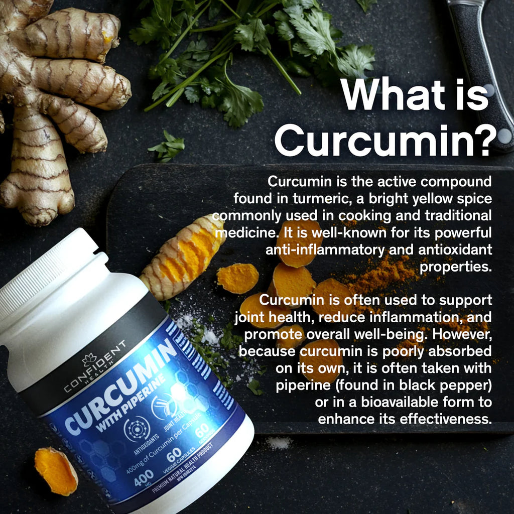 Confident Health | Curcumin | 400mg | 60 Caps