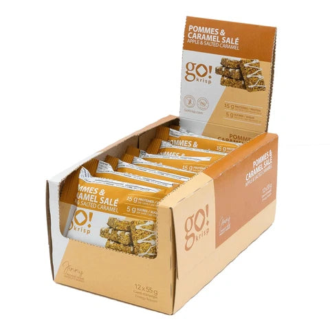 Go Nutrition | Go Krisp | Energy Protein Square | 12/case