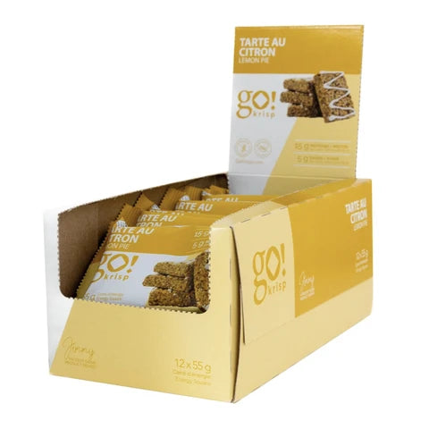Go Nutrition | Go Krisp | Energy Protein Square | 12/case