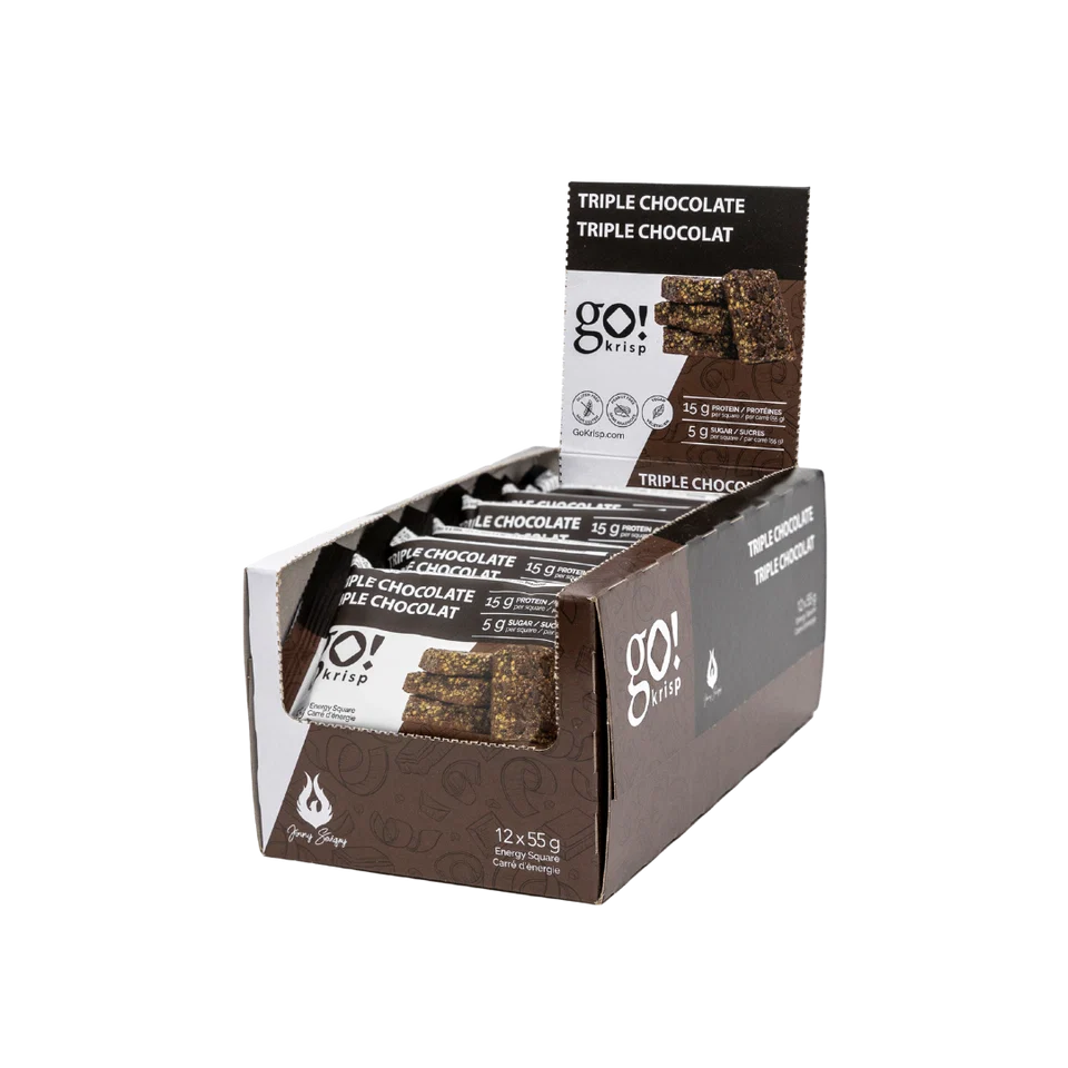 Go Nutrition | Go Krisp | Energy Protein Square | 12/case