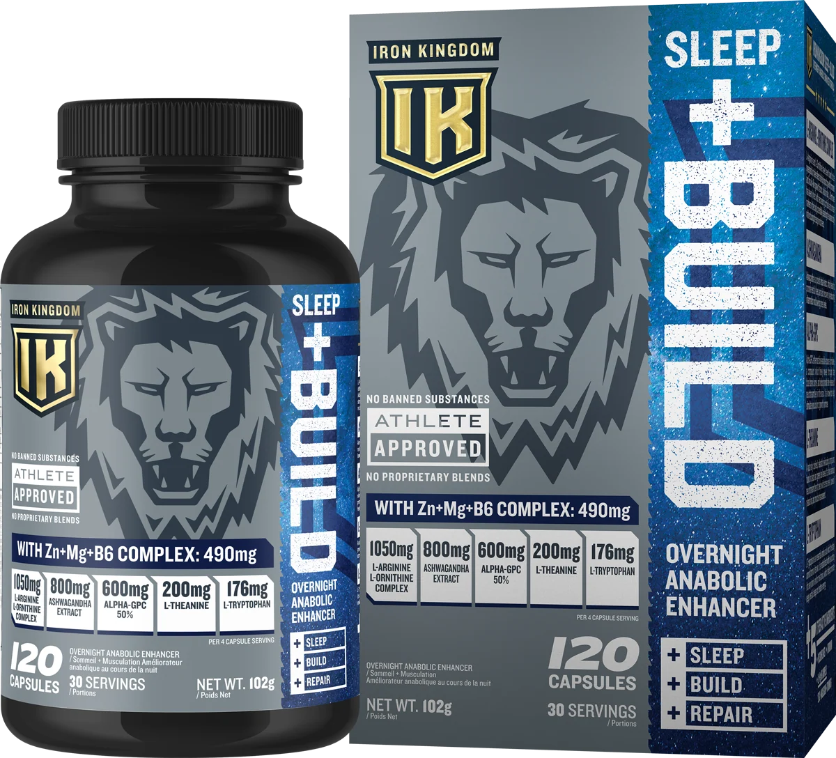 Iron Kingdom | Sleep+ Build | 120ct