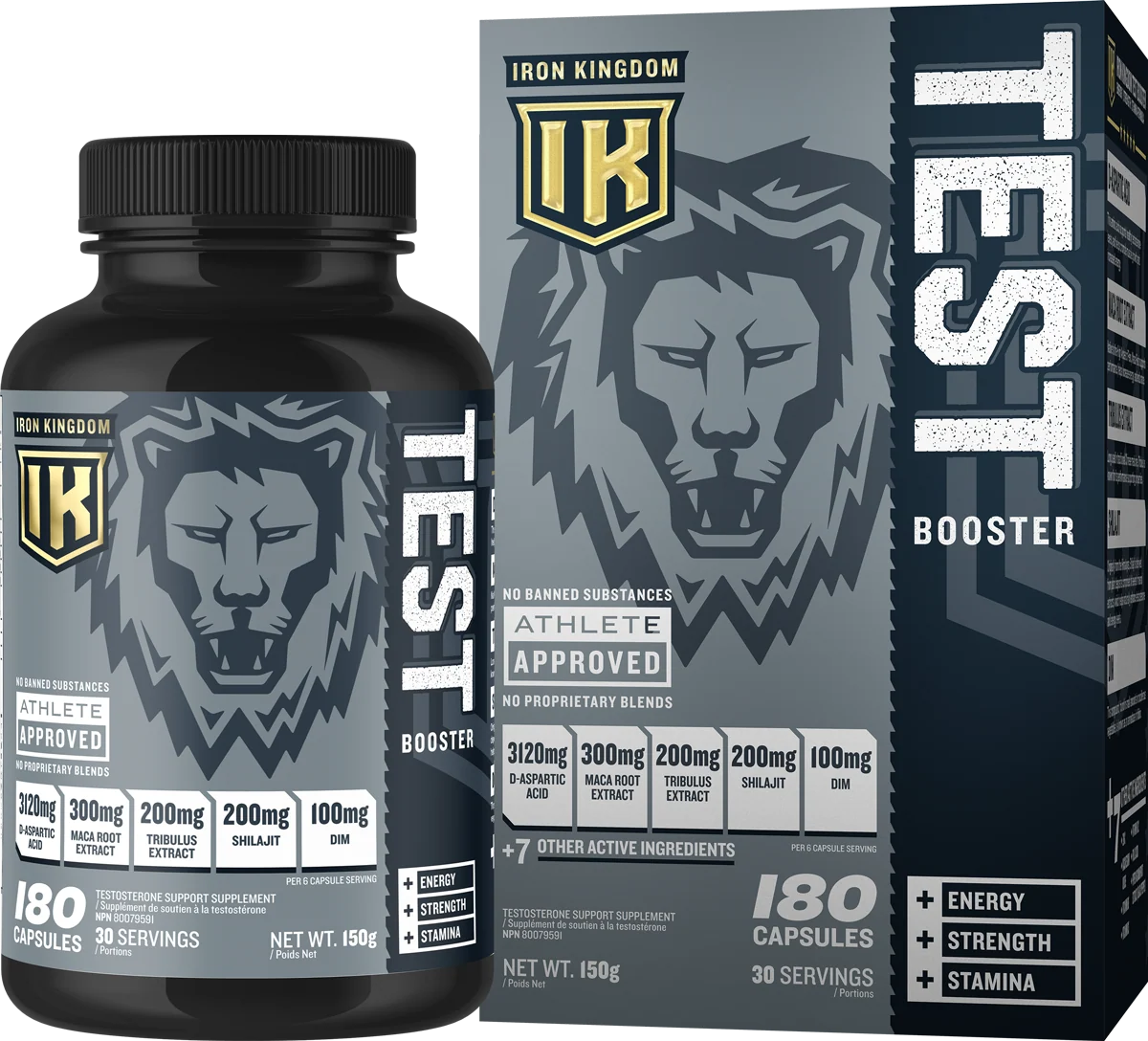 Iron Kingdom | Test Booster | 180ct