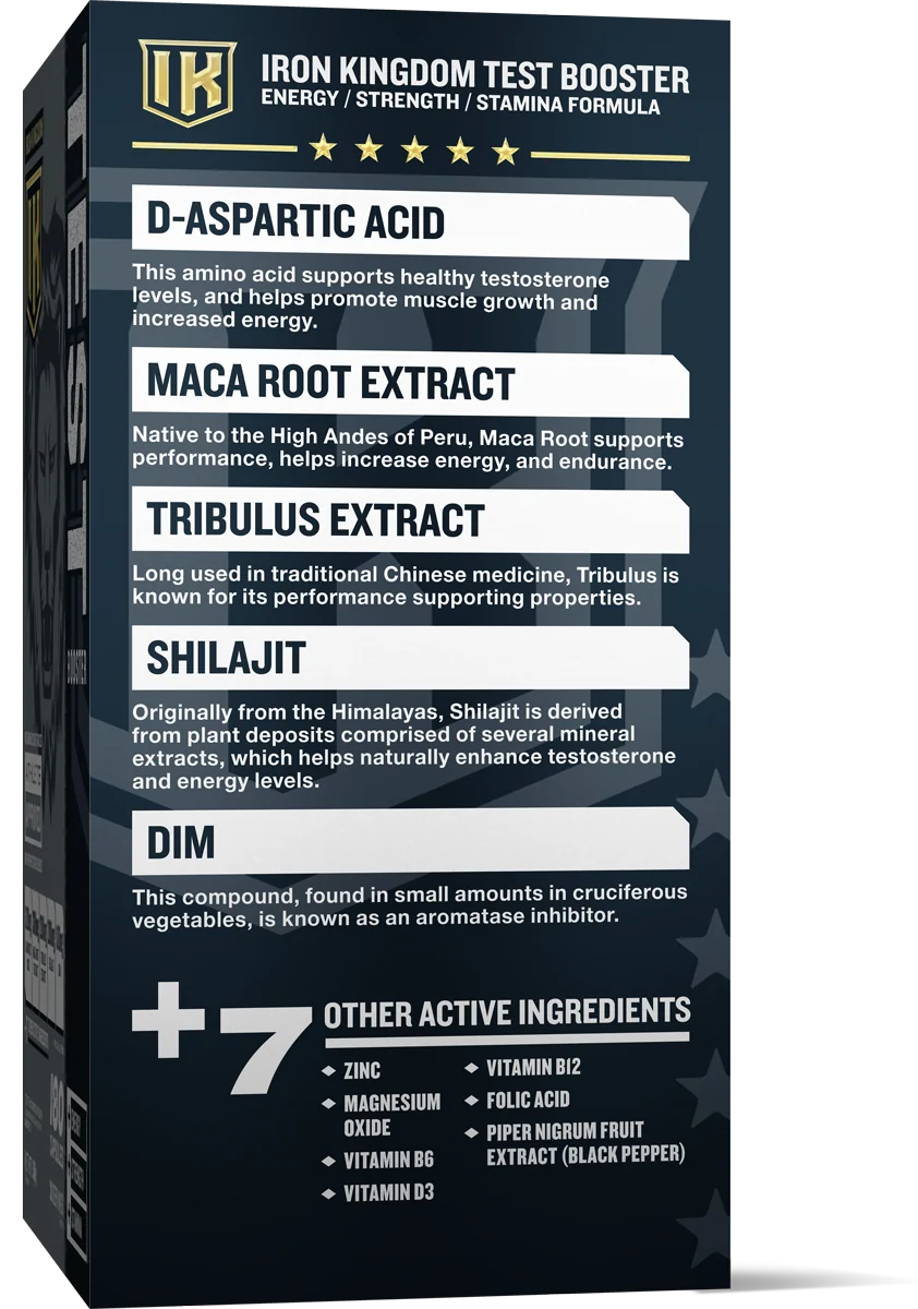 Iron Kingdom | Test Booster | 180ct