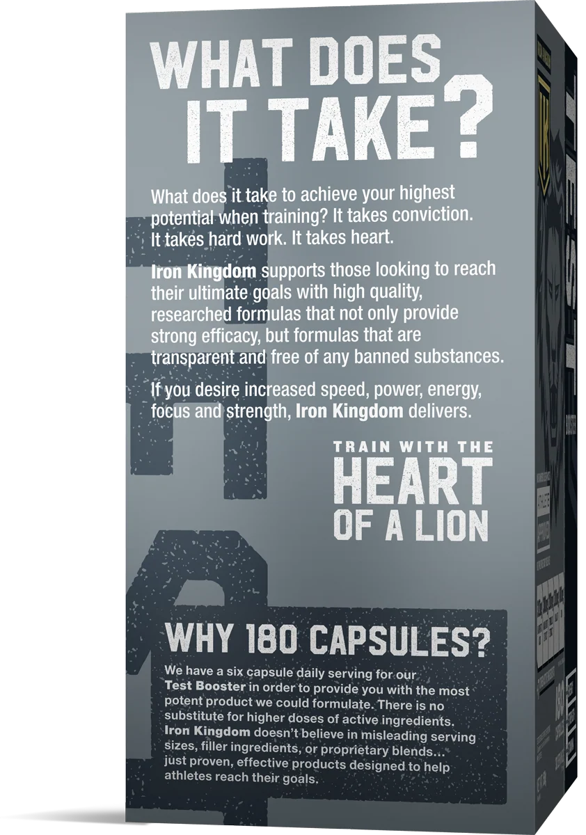Iron Kingdom | Test Booster | 180ct