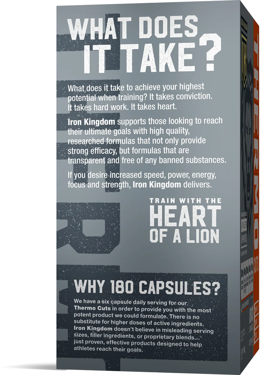 Iron Kingdom | Thermo Cuts | 180ct