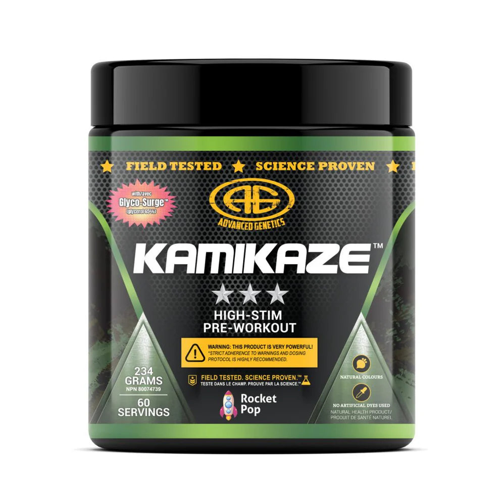 Advanced Genetics | Kamikaze | Pre-Workout | 60 Servings