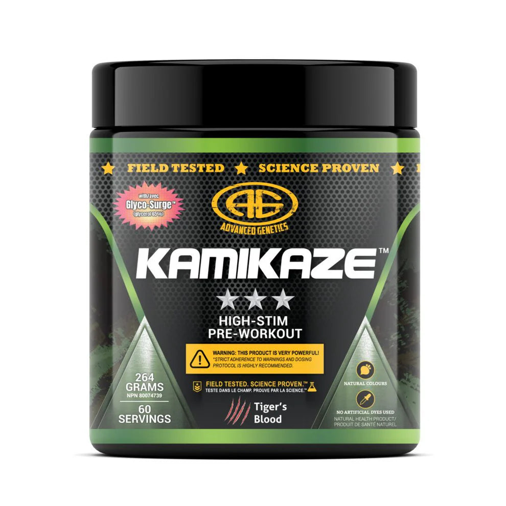 Advanced Genetics | Kamikaze | Pre-Workout | 60 Servings