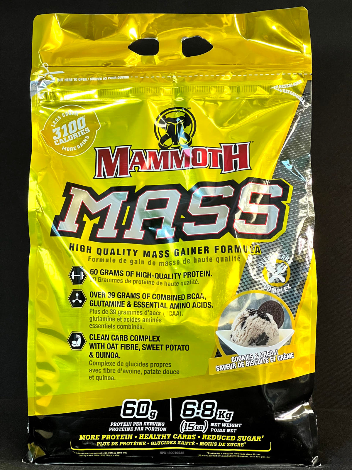 Mammoth | Mass Gainer | 15lbs