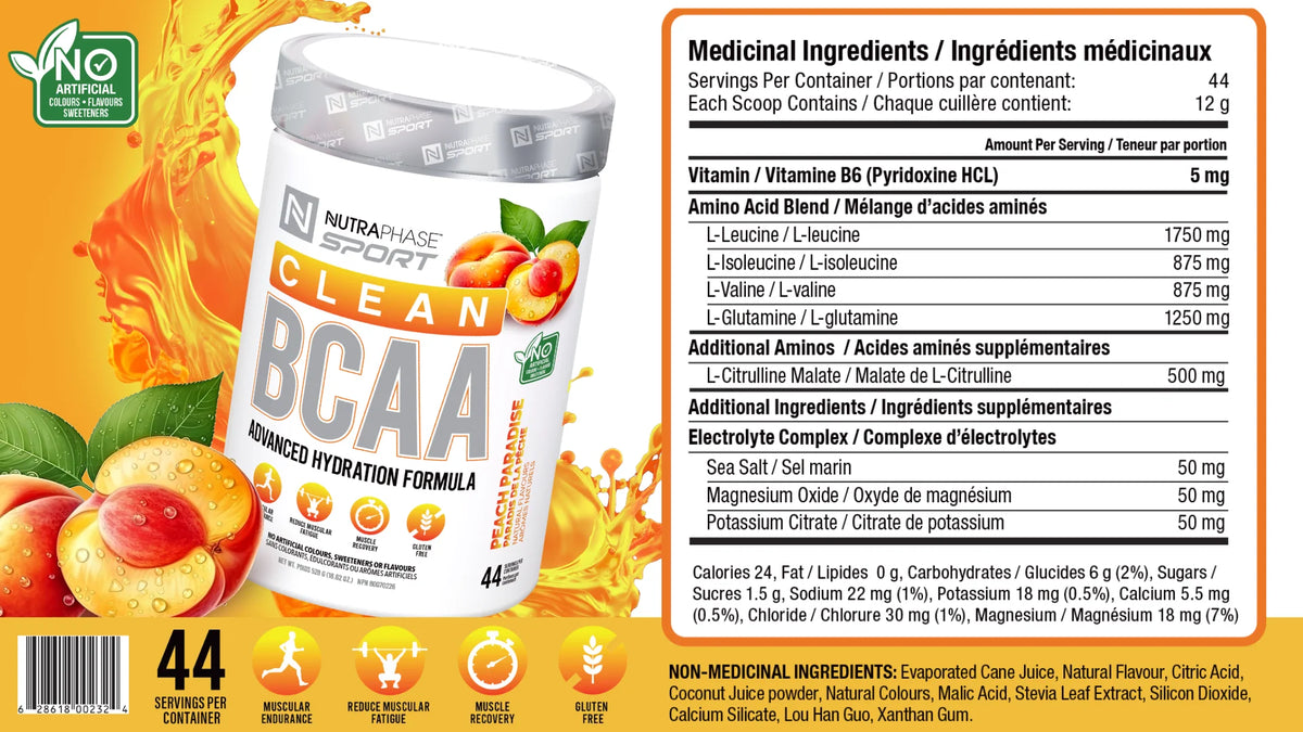 Nutraphase | BCAA | Advanced Hydration Formula | 44 Servings