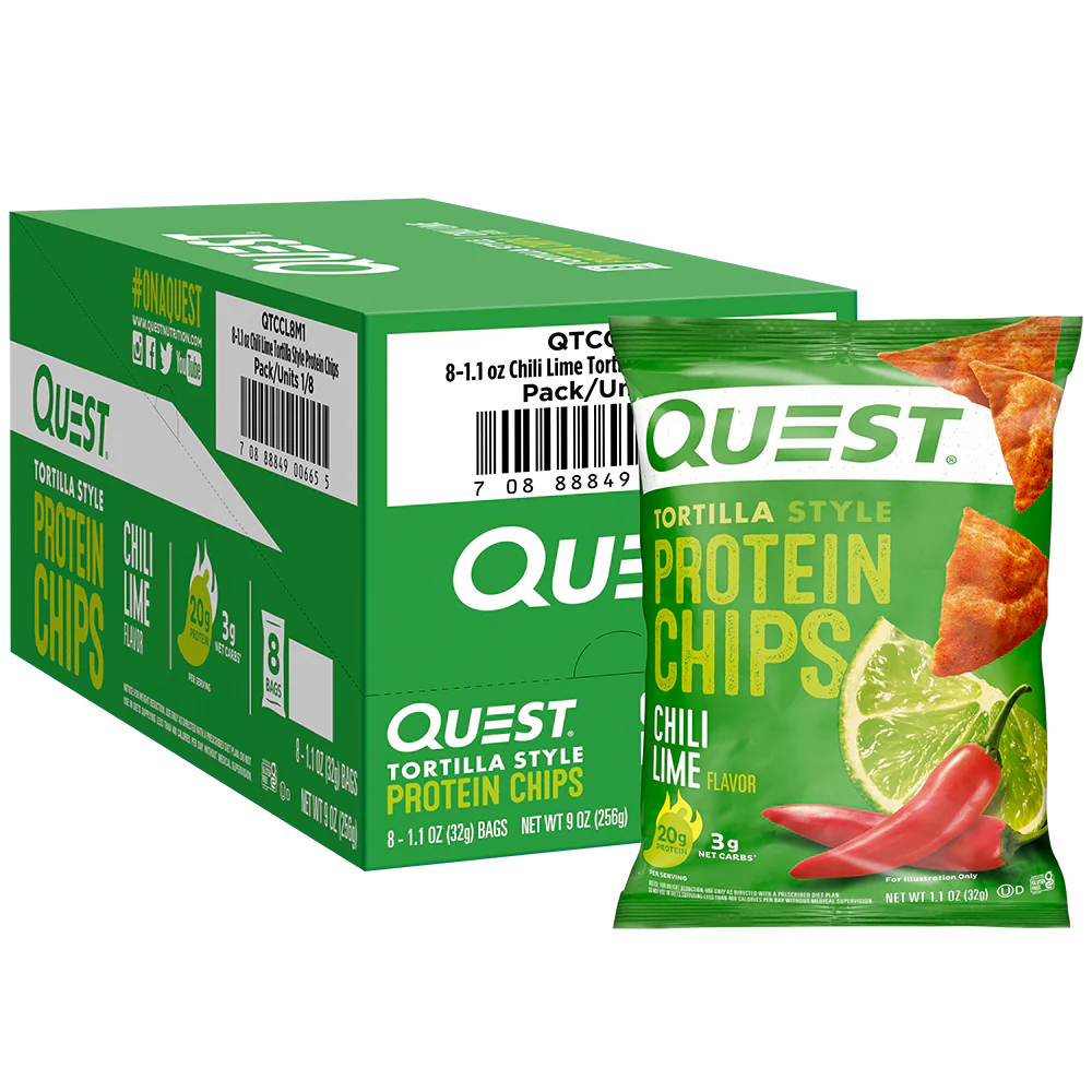 Quest | Tortilla Style | Protein Chips | Box of 8