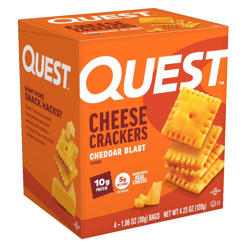 Quest | Cheese Crackers | 4/Box