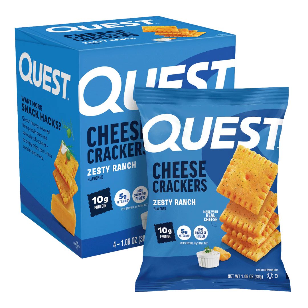 Quest | Cheese Crackers | 4/Box