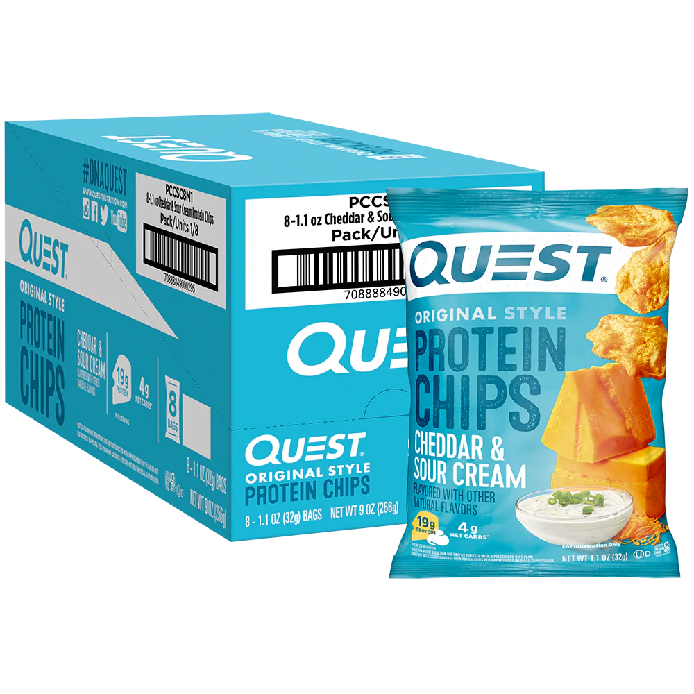 Quest | Original Style Protein Chips | Box of 8