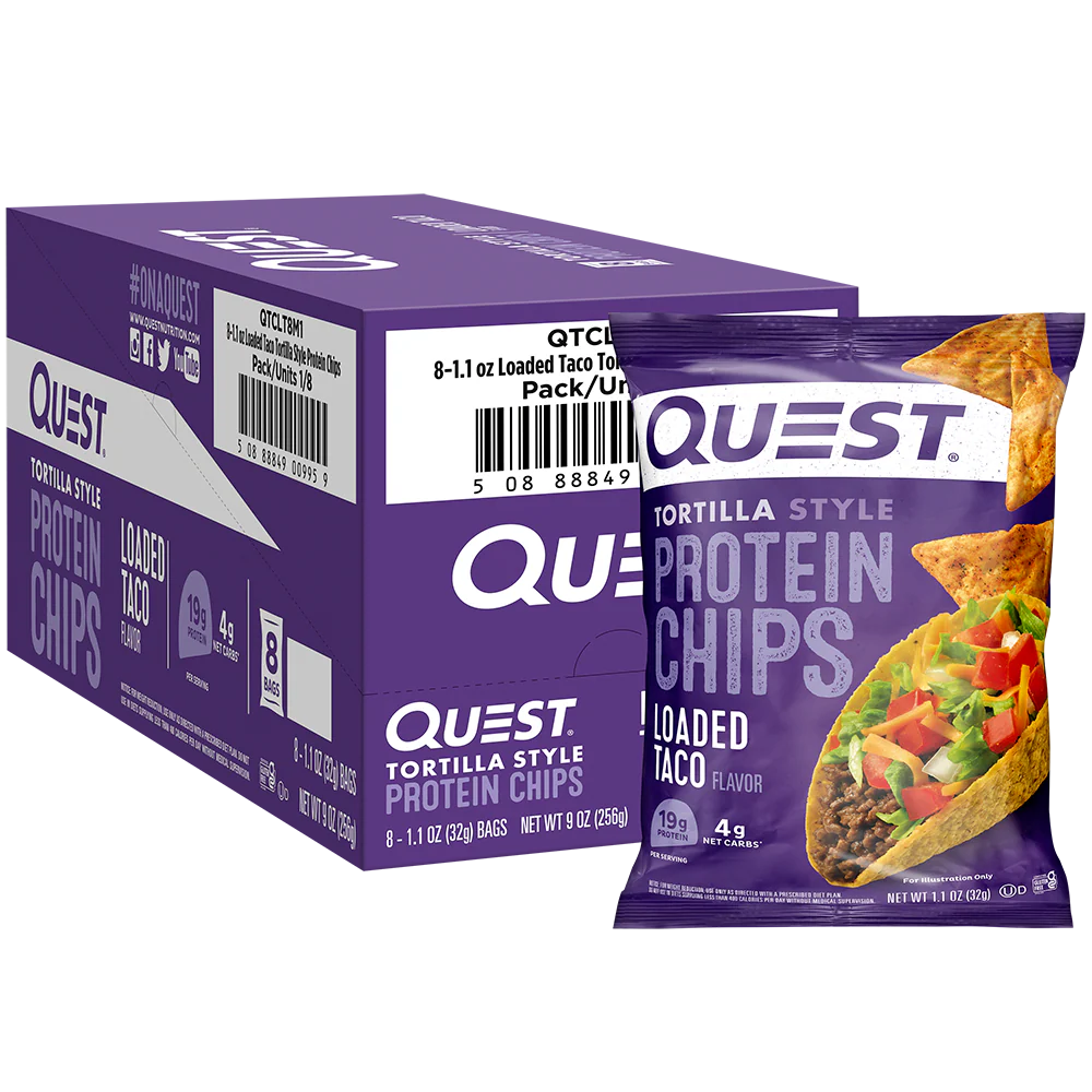 Quest | Tortilla Style | Protein Chips | Box of 8