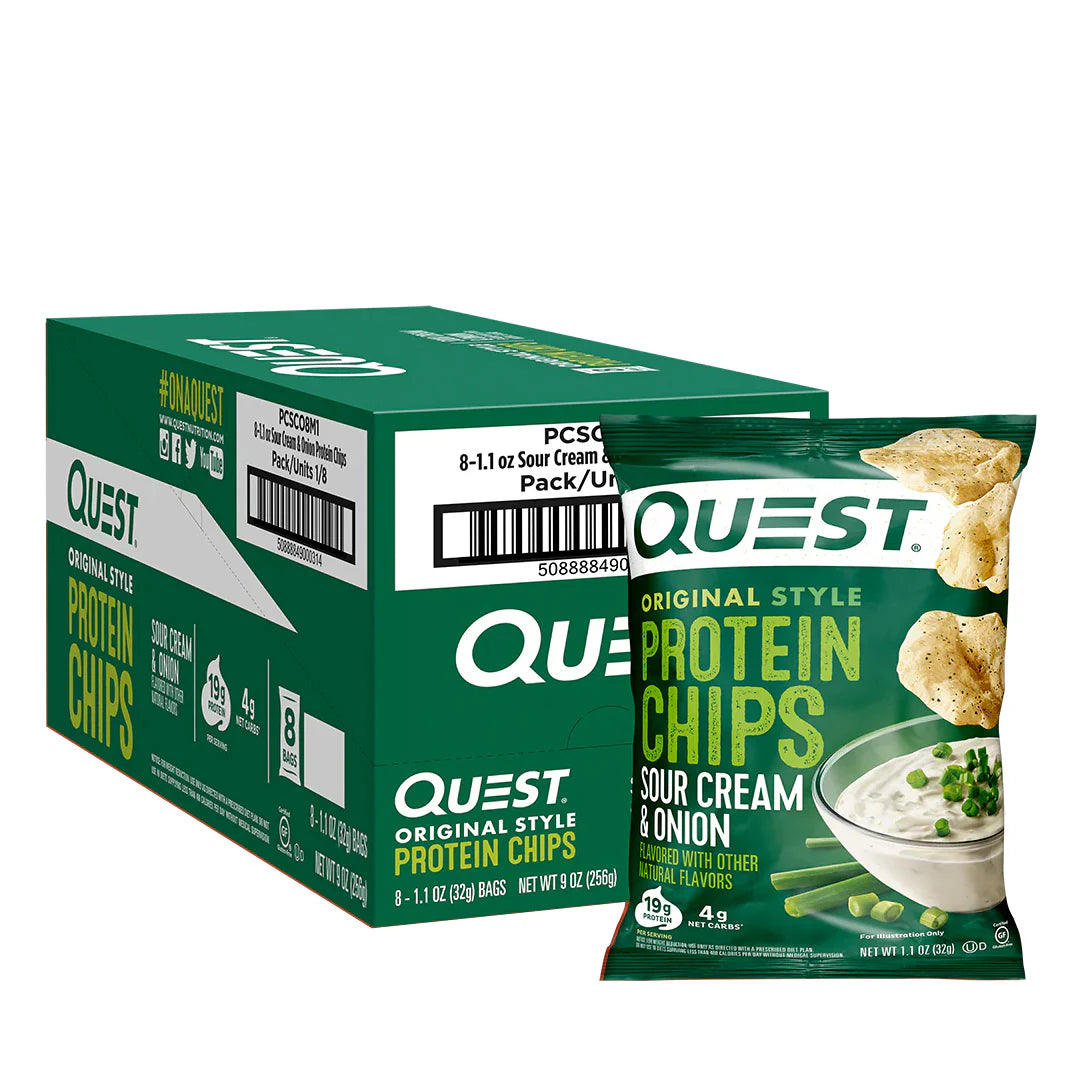 Quest | Original Style Protein Chips | Box of 8