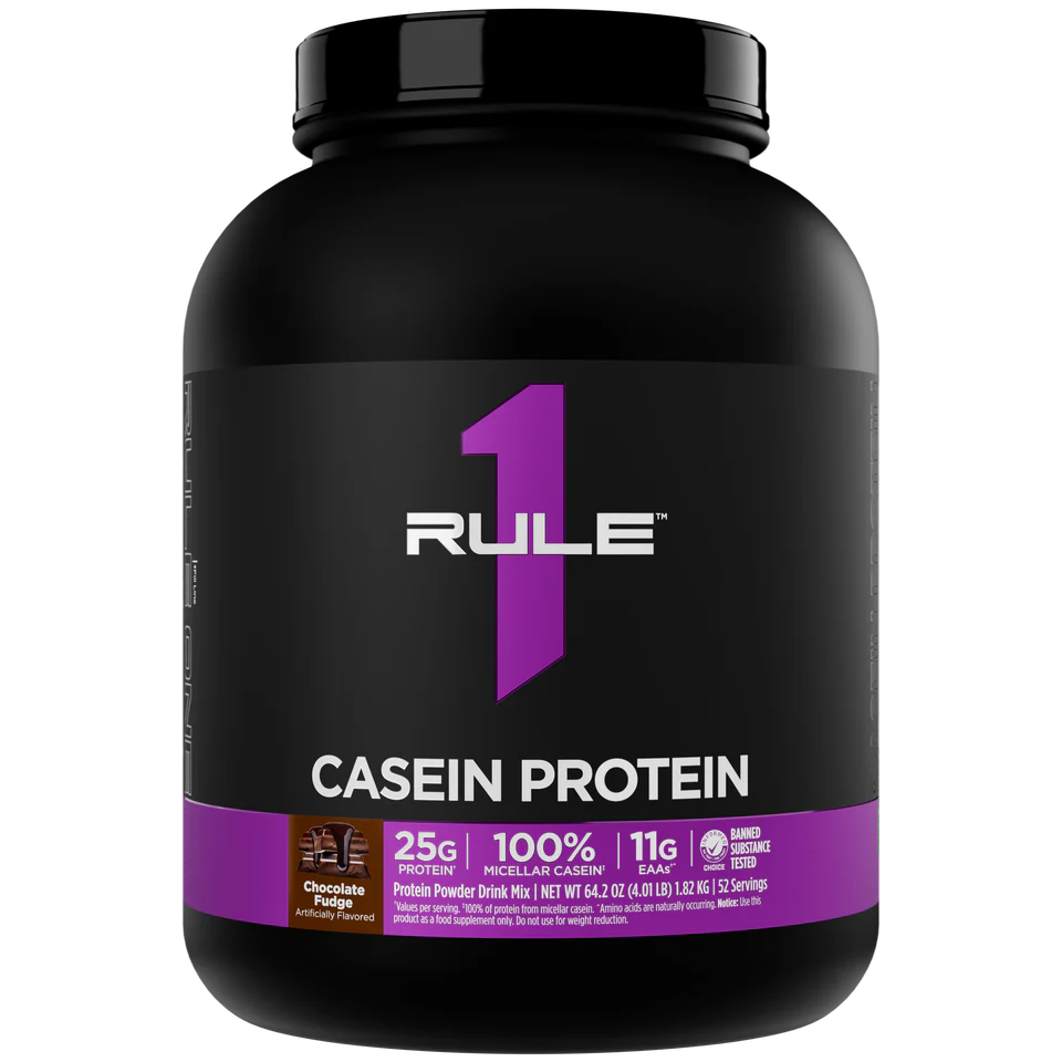 Rule1 | Casein Protein | 4lbs | Chocolate Fudge