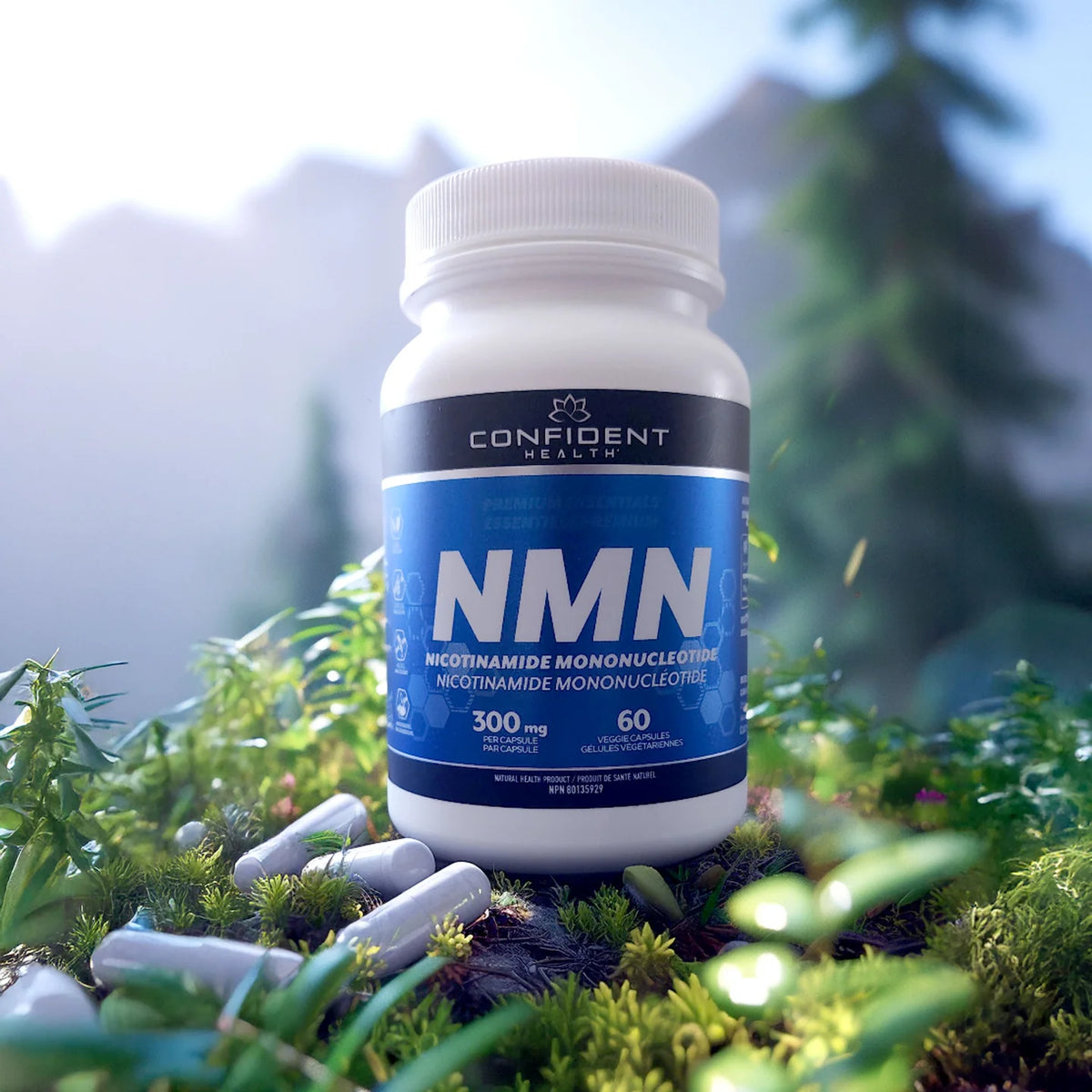 Confident Health | NMN | 300mg | 60 Caps