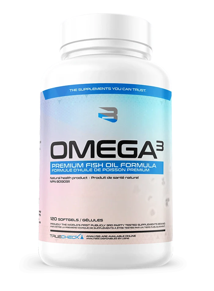 Believe | Omega 3 | Premium Fish Oil Formula | 120 Softgels