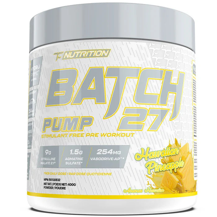TC Nutrition | Batch 27 | Stim Free Pump | 40 Servings