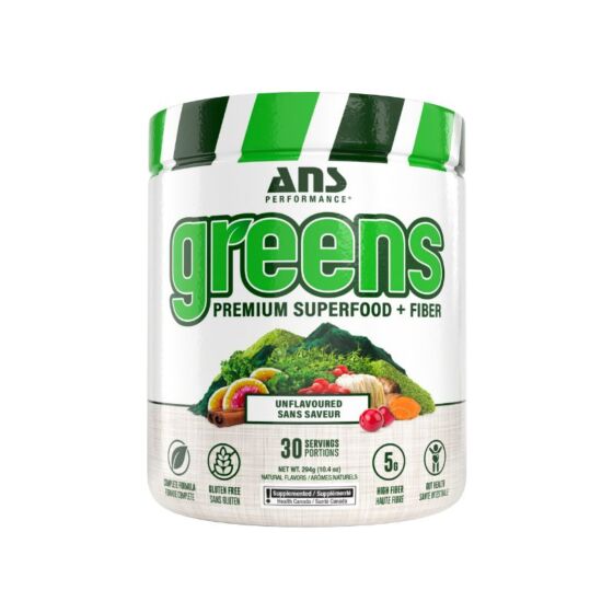 ANS Performance | Greens | Premium Superfoods + Fiber | 30 Servings