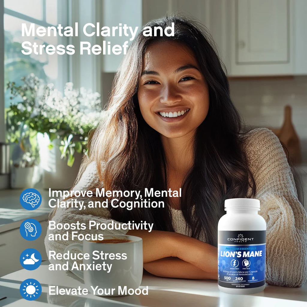 Confident Health | Lions Mane Extract | 500mg
