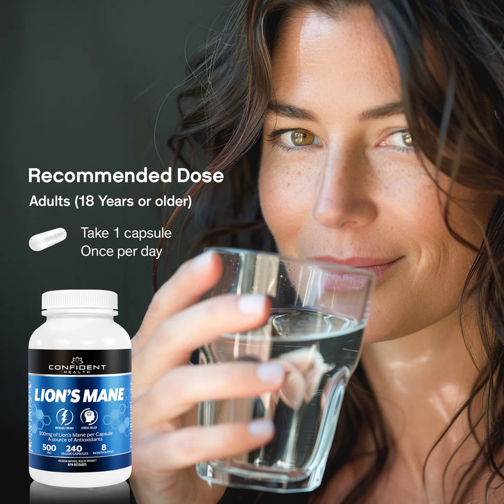 Confident Health | Lions Mane Extract | 500mg
