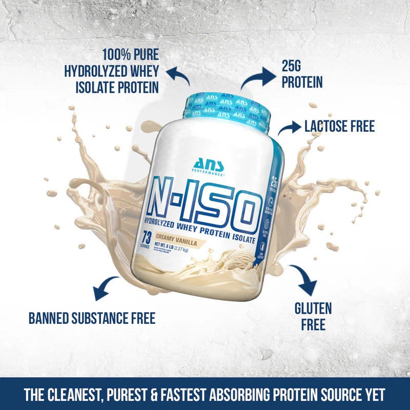 ANS Performance | N-ISO | Hydro Whey Isolate | 5LB