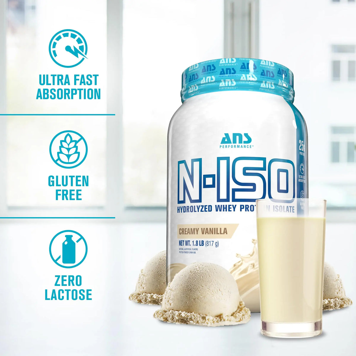 ANS Performance | N-ISO | Hydro Whey Isolate | 5LB
