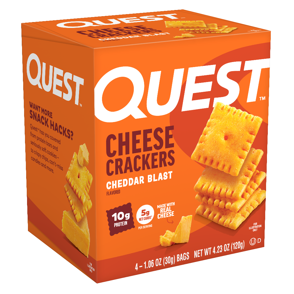 Quest | Cheese Crackers | 4/Box