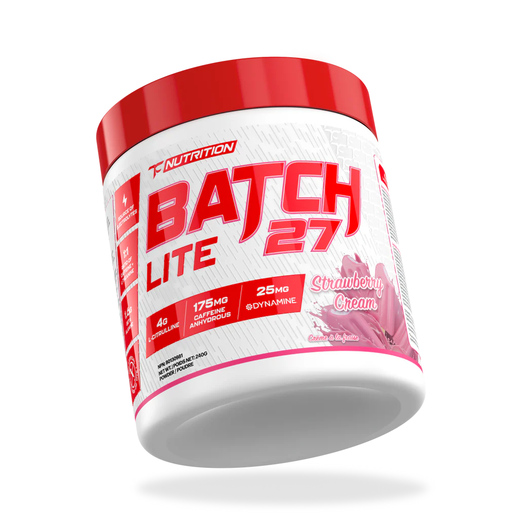 TC Nutrition | Batch 27 | LITE | Pre-Workout | 20 Servings