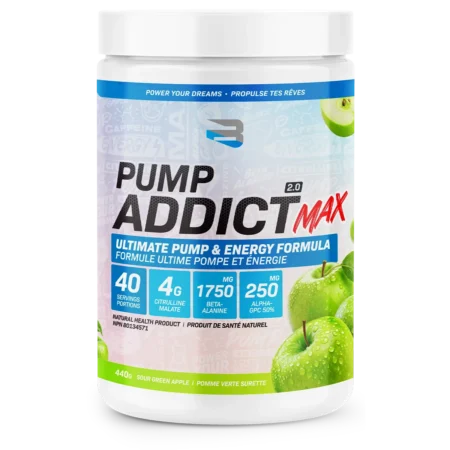 Believe | Pump Addict Max | Ultimate Pump and Energy Formula  | 40 Servings