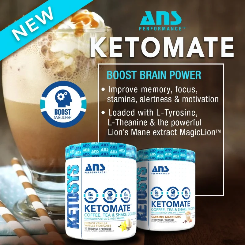 ANS Performance | Ketomate | Natural Coffee, Tea & Shake Booster - Image 2
