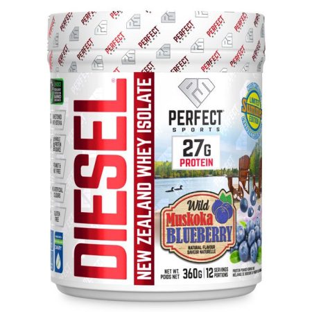 Perfect Sports | DIESEL® | New Zealand Whey Protein Isolate Wild Muskoka Blueberry | 360G (Copy)